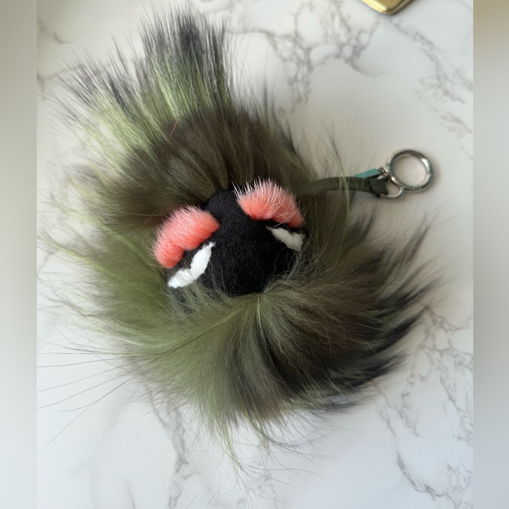 Rare Authentic FENDI Fur Bag Charm - Picture 6 of 8